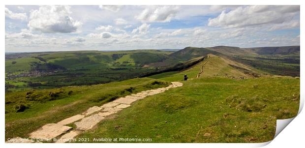 The Great Ridge, Derbyshire Print by Darren Burroughs