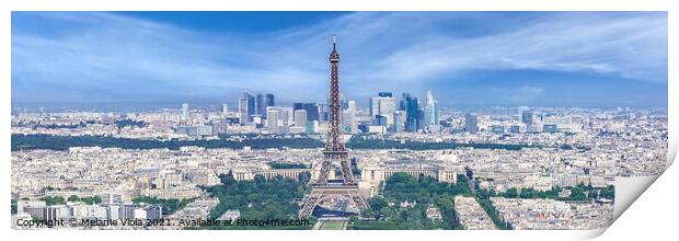 View from Montparnasse Tower Observation Deck | Panorama Print by Melanie Viola