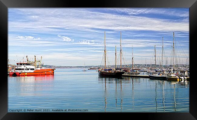 Outer Harbour View Framed Print by Peter F Hunt
