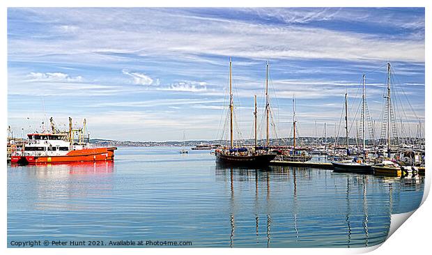 Outer Harbour View Print by Peter F Hunt