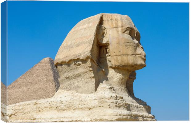 Great Sphinx of Giza Canvas Print by Graham Prentice