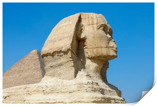 Great Sphinx of Giza Print by Graham Prentice