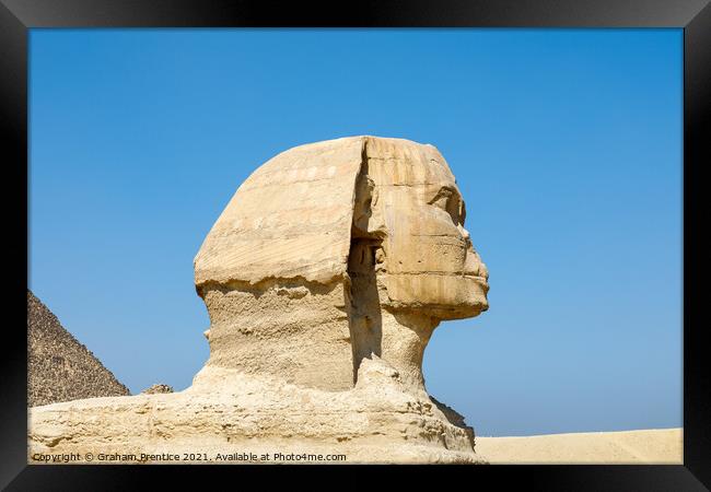 Great Sphinx of Giza Framed Print by Graham Prentice