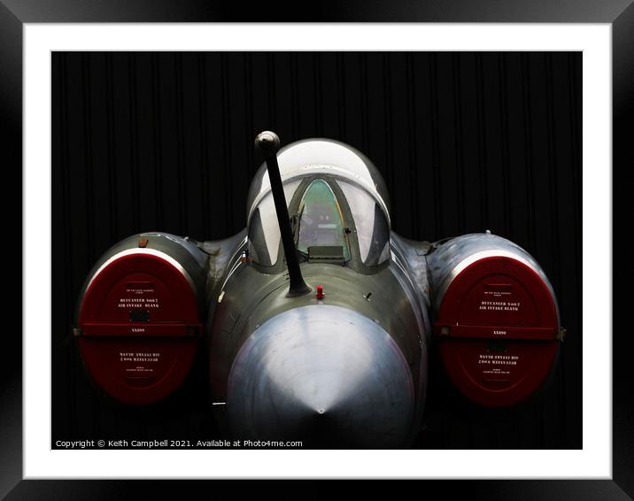 RAF Buccaneer  Framed Mounted Print by Keith Campbell