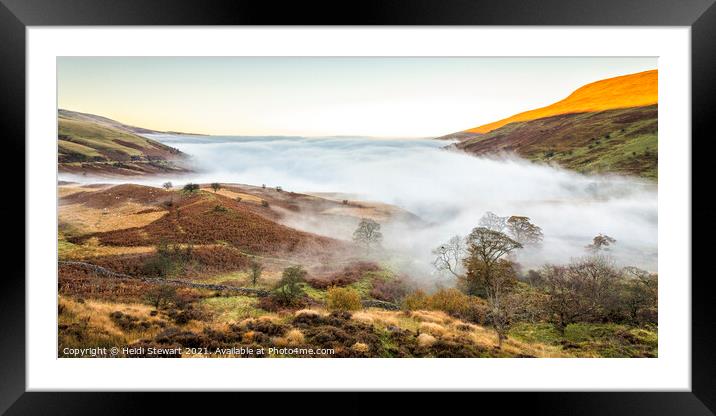 Brecon Beacons National Park, South Wales Framed Mounted Print by Heidi Stewart