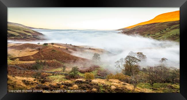 Brecon Beacons National Park, South Wales Framed Print by Heidi Stewart