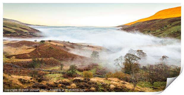 Brecon Beacons National Park, South Wales Print by Heidi Stewart