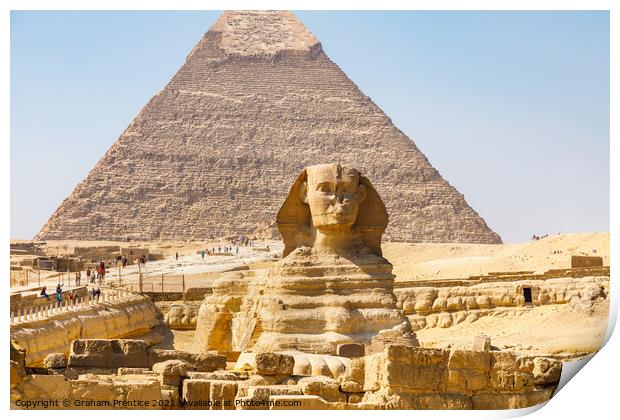 The Great Sphinx Print by Graham Prentice
