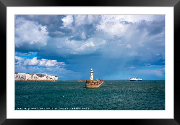 Dover on the Kent Coast Framed Mounted Print by Stewart Mckeown