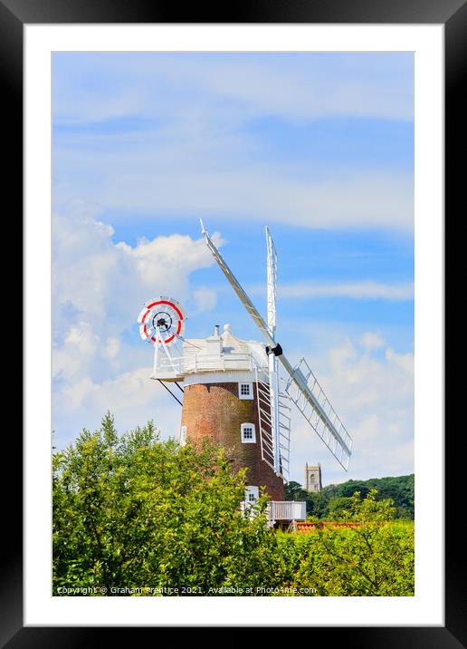 Cley-Next-The-Sea Windmill Framed Mounted Print by Graham Prentice
