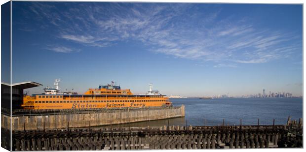 Staten Island Ferry Canvas Print by Christopher Stores