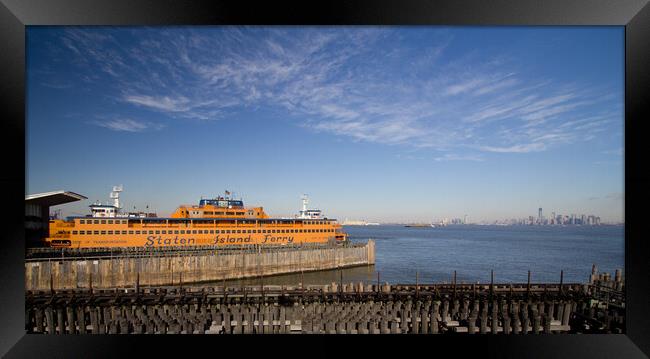 Staten Island Ferry Framed Print by Christopher Stores