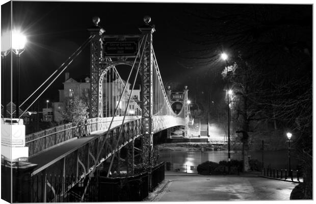 Queens Bridge in Chester Canvas Print by Christopher Stores