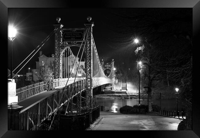 Queens Bridge in Chester Framed Print by Christopher Stores