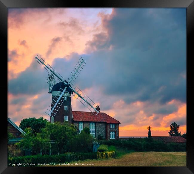 Weybourne Windmill Framed Print by Graham Prentice
