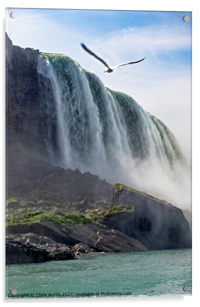 Niagara Falls, Ontario Canada. Acrylic by Chris North
