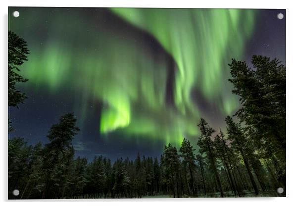 Aurora borealis Acrylic by Arterra 