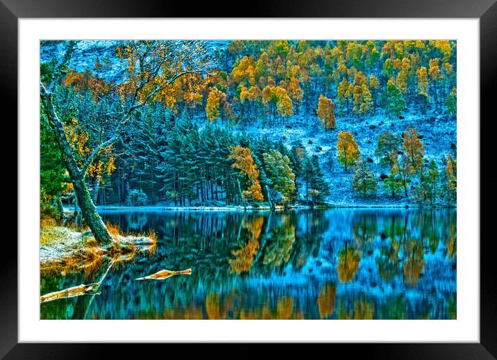 Loch Pityoulish, Cairngorms National Park Framed Mounted Print by David Ross