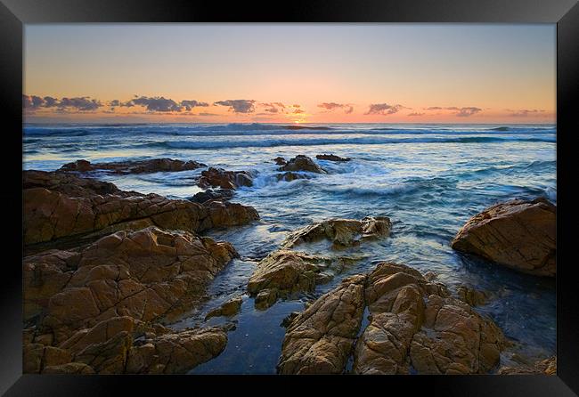 Coolum Dawn Framed Print by Mike Dawson