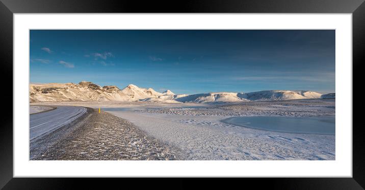 Into the blue Thingvellir National Park Framed Mounted Print by Jonathon barnett