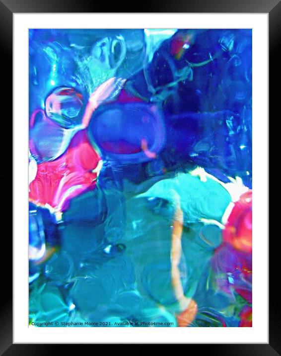 Abstract 10503 Framed Mounted Print by Stephanie Moore