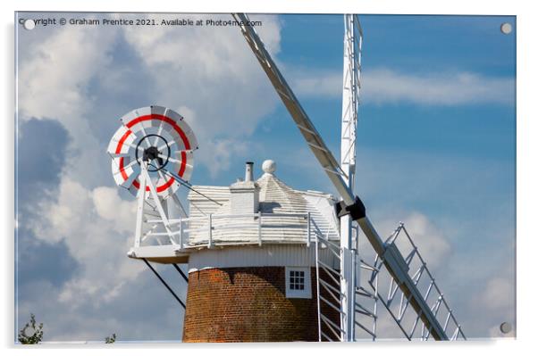 Cley Windmill  Acrylic by Graham Prentice