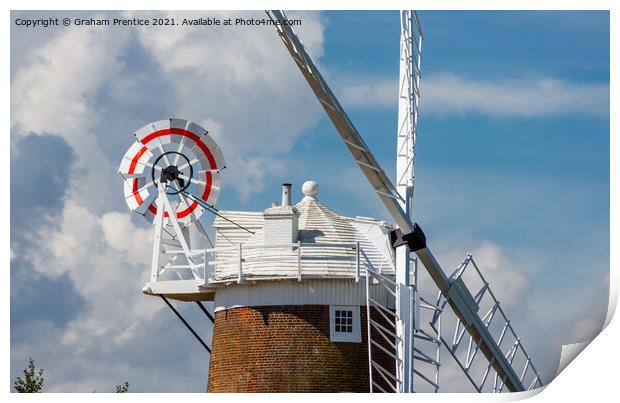 Cley Windmill  Print by Graham Prentice