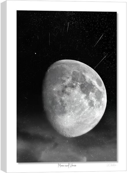 Moon and Venus Canvas Print by JC studios LRPS ARPS