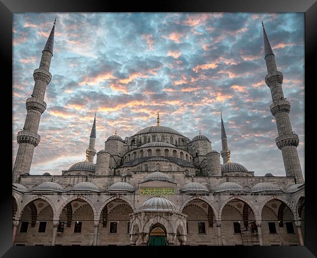Istanbul Blue Mosque Framed Print by Antony McAulay