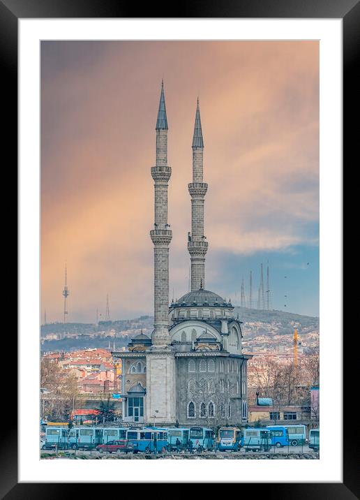 Istanbul Haydarpasa Mosque Framed Mounted Print by Antony McAulay
