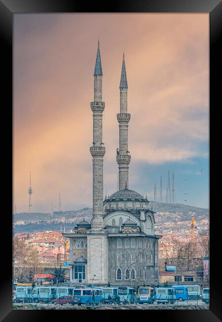 Istanbul Haydarpasa Mosque Framed Print by Antony McAulay