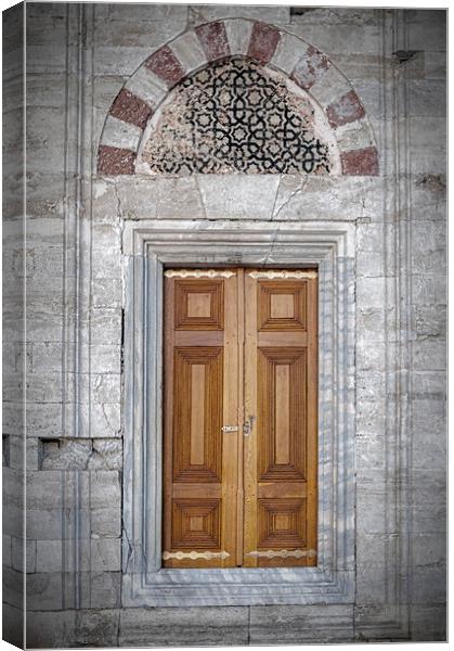 Istanbul Mosque Doors Canvas Print by Antony McAulay