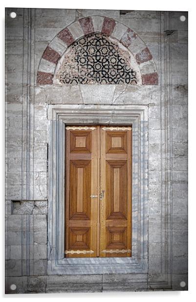 Istanbul Mosque Doors Acrylic by Antony McAulay