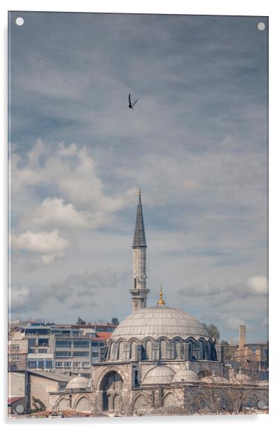 Istanbul Rustem Pasha Mosque Acrylic by Antony McAulay