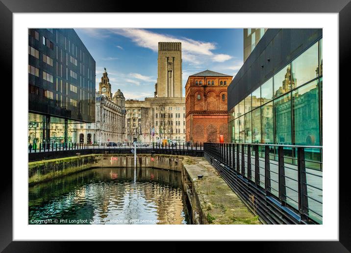 Architecture of Liverpool  Framed Mounted Print by Phil Longfoot