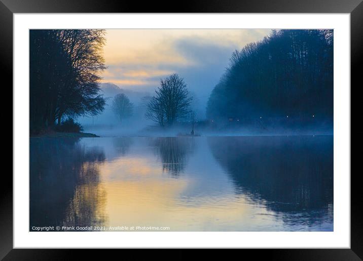 Misty Sunrise Framed Mounted Print by Frank Goodall