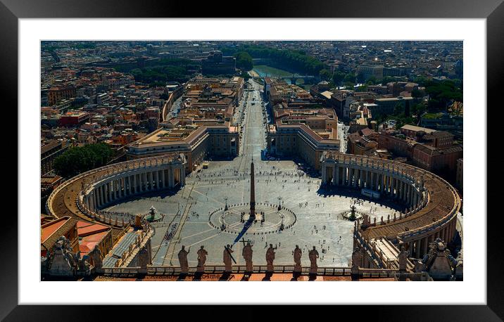 St. Peter's Square Framed Mounted Print by Jeff Bleasdale