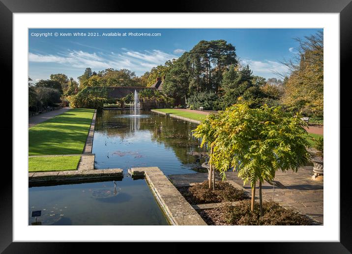 RHS Wisley Framed Mounted Print by Kevin White
