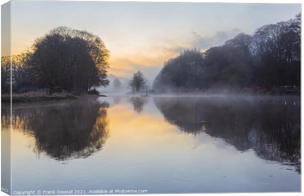 Misty Morning Canvas Print by Frank Goodall
