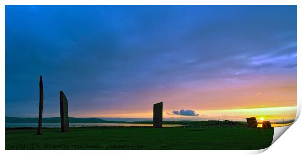 Stenness Print by Steven Watson