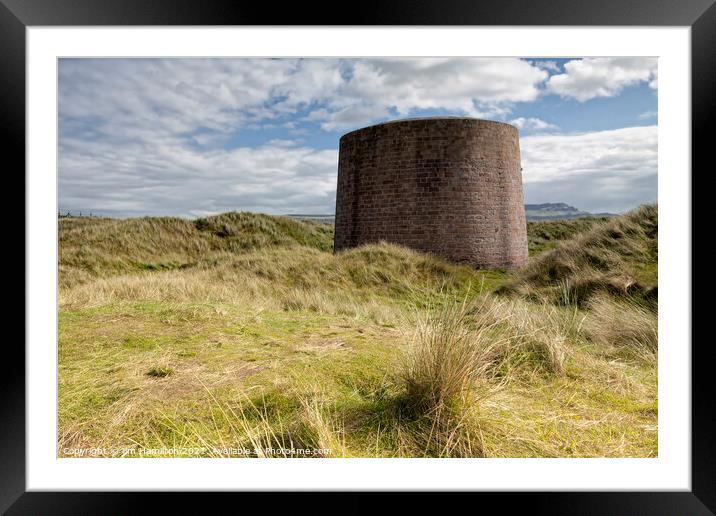 Martello Tower, Northern Ireland Framed Mounted Print by jim Hamilton