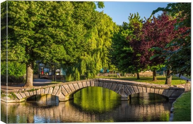 Bourton-on-the-Water, Cotswolds Canvas Print by David Ross