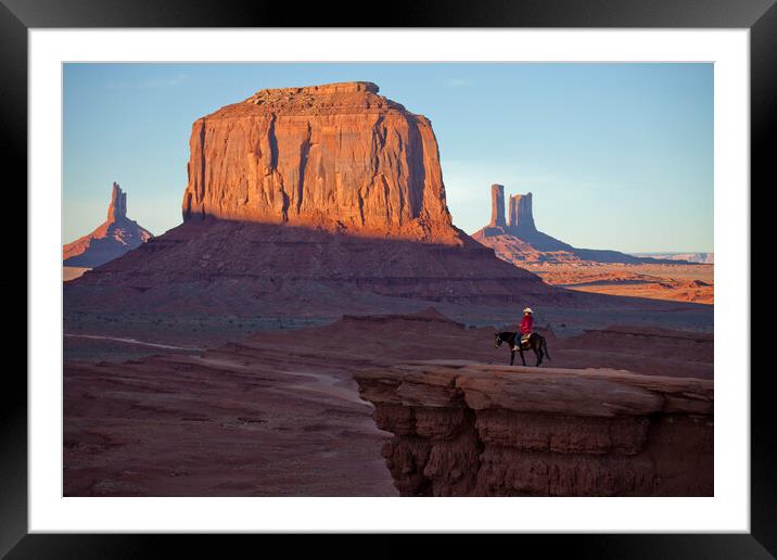 Monument Valley Framed Mounted Print by peter schickert