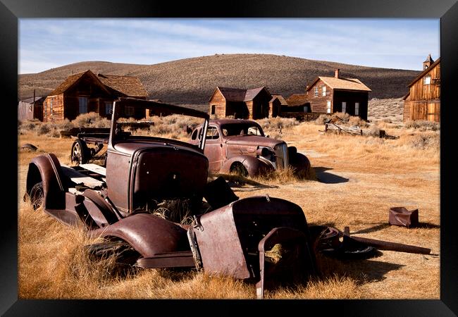 ghost town Bodie, California Framed Print by peter schickert