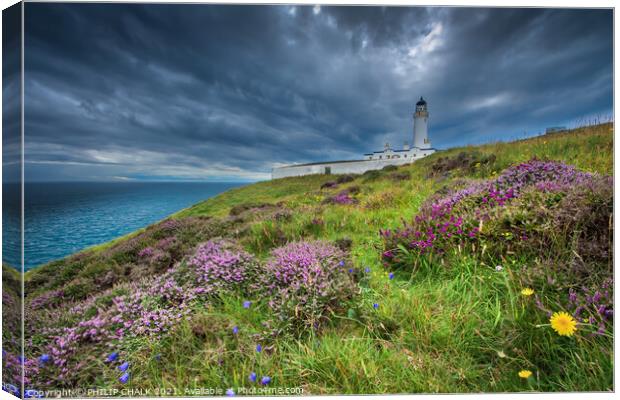 Mull of Galloway Lighthouse Scotland 22 Canvas Print by PHILIP CHALK