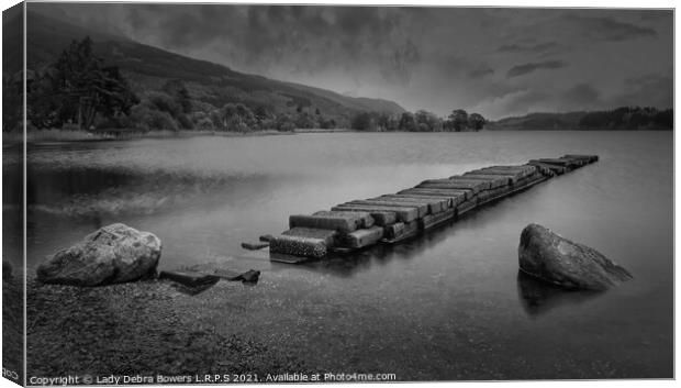 Loch Ard  Canvas Print by Lady Debra Bowers L.R.P.S