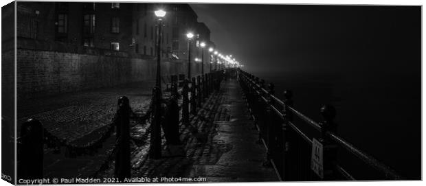 Along the River Mersey Canvas Print by Paul Madden