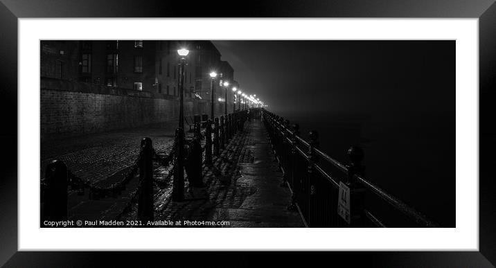 Along the River Mersey Framed Mounted Print by Paul Madden