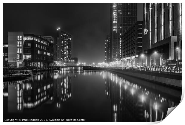 Princes Dock Print by Paul Madden