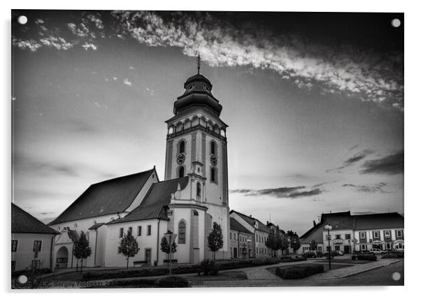 Bechyne. Czech Republic. Acrylic by Sergey Fedoskin